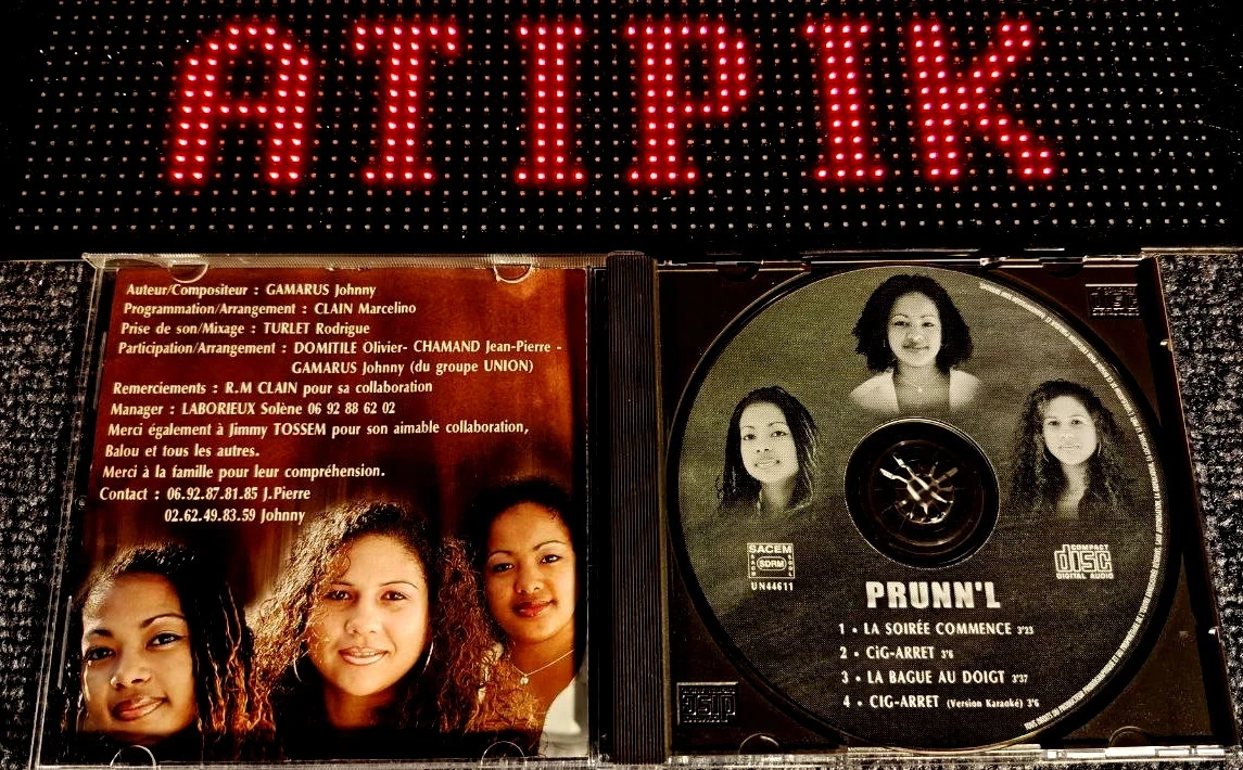 🌞 Prunn’L – Le Maxi CD ZOUK  rarissime des girls de la Réunion ! 🎶 – photo 3